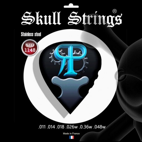 Cordes guitare électrique ,Skull String 11/48