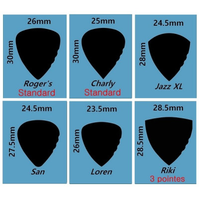 1X Hardgum / Dur / 6 modèles au choix