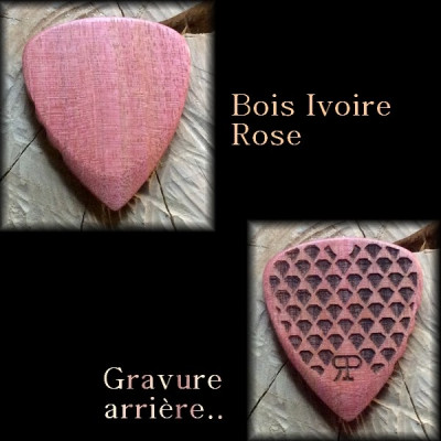 1X Bois ivoire Rose / 3 modèles au choix