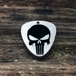 Choice of metal and thickness / Engraved / Punisher