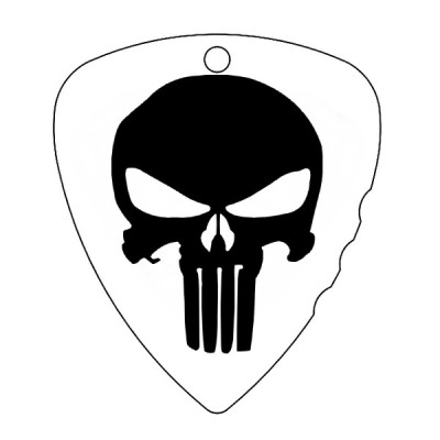 Choice of metal and thickness / Engraved / Punisher