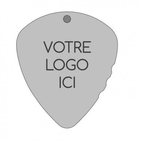 Option gravure laser logo sur titane et acier inoxydable