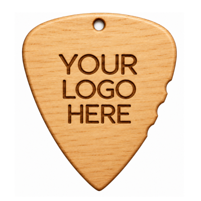 Option of laser engraving logo on wood